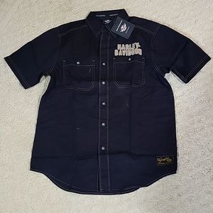 Harley Davidson cotton short sleeve shirt, Men's Small, new with tags!